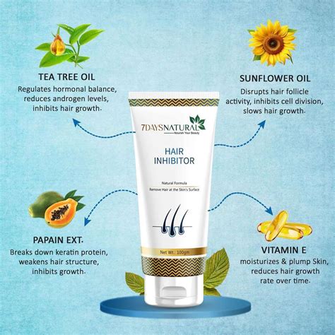 7days natural Hair Inhibitor Permanent Hair Removal Cream Cream - Price ...