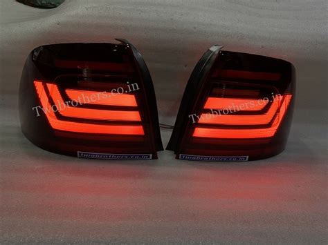 Skoda Rapid Bmw Style Matrix Led Tail Lights V3 - Car Projector DRL ...