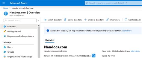 Image result for How to Create Tenant in Azure