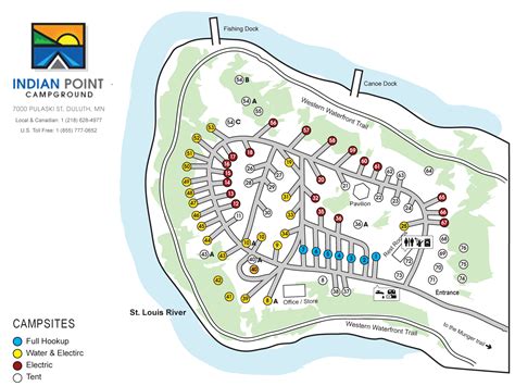 Map Of Indian Point Table Rock Lake Our District