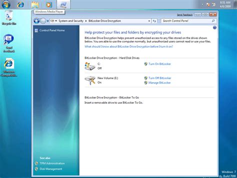 Image result for Windows 7 BitLocker