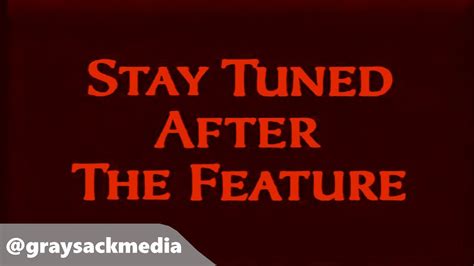Image result for Stay Tuned After Feature Feature Program