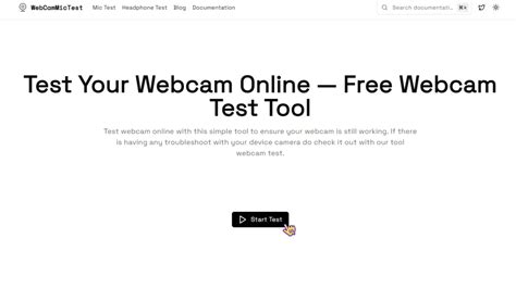 Testing Web Camera 的图像结果