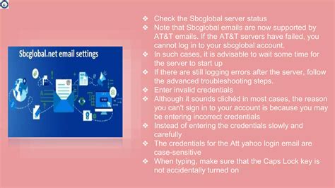 Can't login to sbcglobal.net email account ppt | PPTX