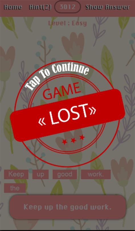 Jumble Phrases Idioms And Sentences Game - App on Amazon Appstore
