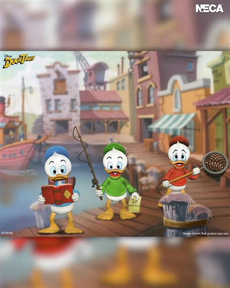 Disney’s DuckTales Ultimate Huey, Dewey, and Louie 7” Scale Action Fig