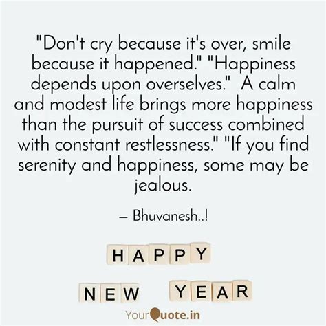 "Don't cry because it's o... | Quotes & Writings by Bhuvanesh ...