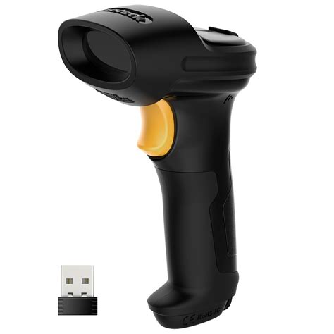 Inateck 2.4GHz Wireless Barcode Scanner 2600mAh Battery 35m Range,BCST ...