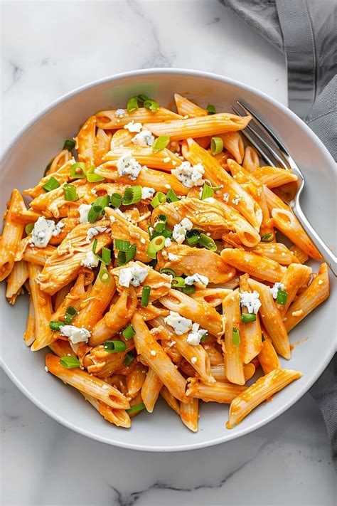 Buffalo Chicken Pasta - Insanely Good