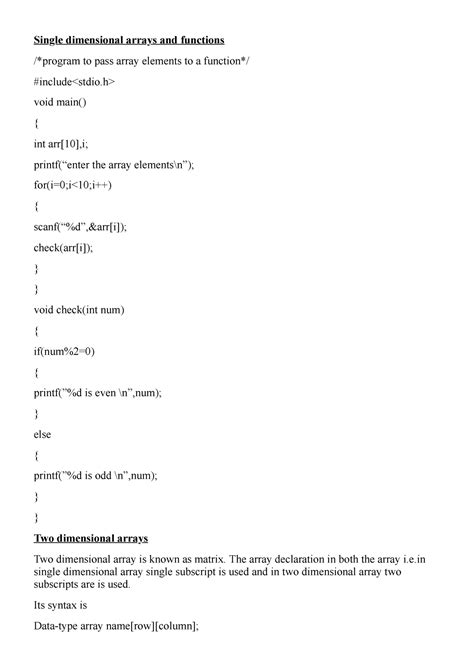 11 new - Single dimensional Array - Single dimensional arrays and ...