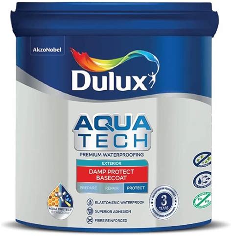 Dulux Aquatech Interior Waterproof Basecoat, Liquid Form, Self-Priming ...