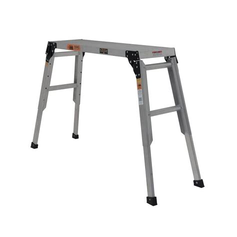 Image result for Adjustable Work Platform Ladder