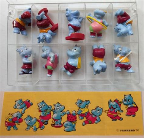 Buy Kinder Ferrero Surprise Choose Figures Hippo Happypotami Fitness ...