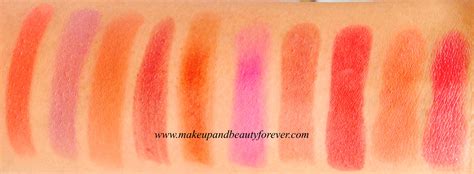Revlon Super Lustrous Lipstick Swatches Kiss Me Coral, Blushed, Apricot ...