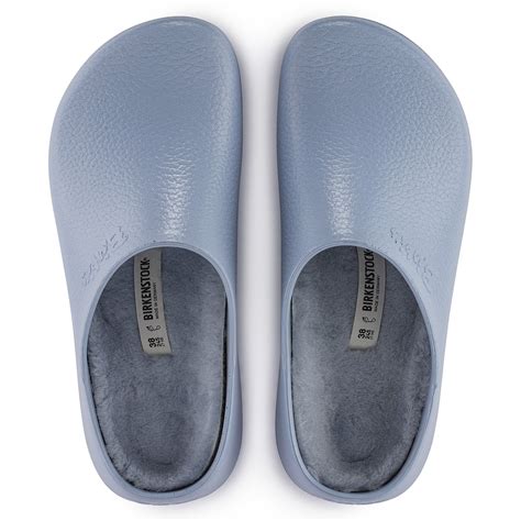 Super-Birki Shearling Polyurethane Dusty Blue | BIRKENSTOCK