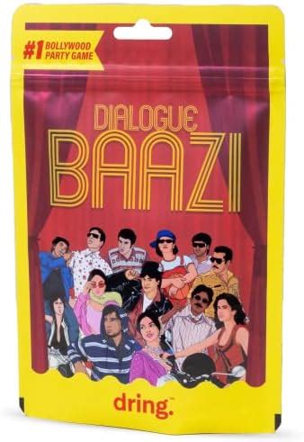 Dring Dialogue Baazi - The #1 Bollywood Party Game (100 Cards, Adult ...