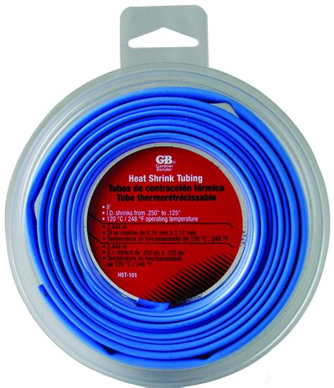 GARDNER BENDER HST-101 Heat Shrink Tubing,1/4-1/8",8 ft. Roll : Amazon ...