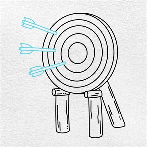 How to Draw Archery - HelloArtsy