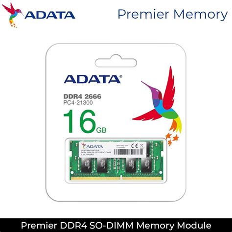 16 Gb Adata Ddr4 2666 So-Dimm Memory Module Ram at best price in Navi ...