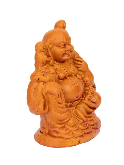 Shop Terracotta Laughing Buddha Statue | Joyful Serenity