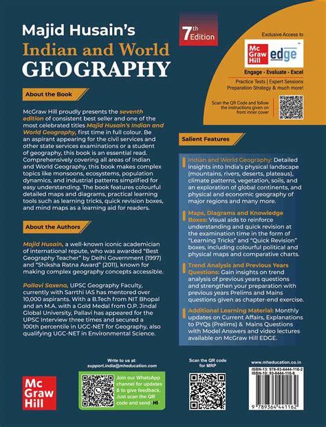 Indian and World Geography, 7e for UPSC CSE 2025-26 by Majid Husain and ...