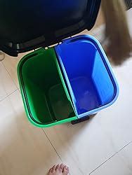Nilkamal Twindb10L 10 Liter Twin Dustbin Home Paddle Plastic Modern ...