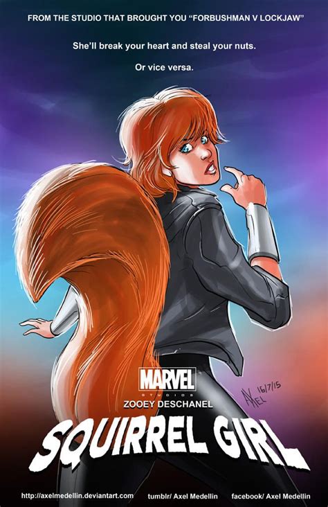 TLIID 249. Zooey Deschanel is Squirrel Girl by AxelMedellin | Squirrel ...