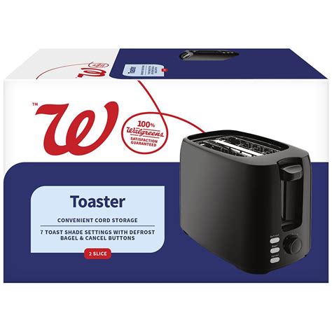 Walgreens 2-Slice Toaster Black | Walgreens
