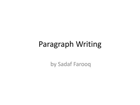 Image result for 1 Paragraph Example