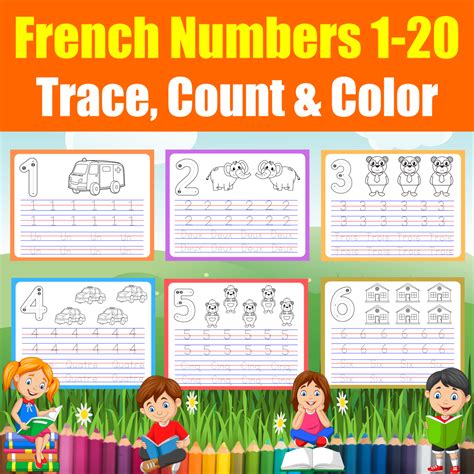 French Script Numbers