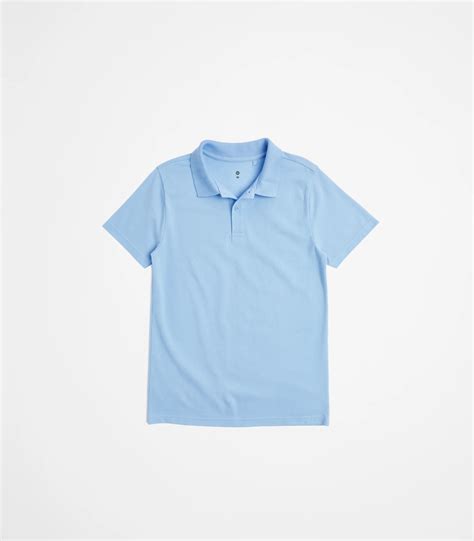 School Polo T-shirt - Light Blue | Target Australia