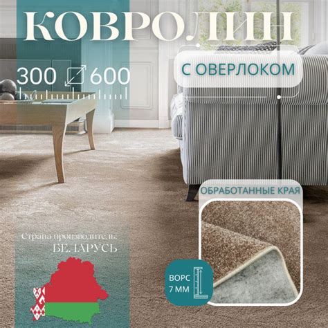Купить Ковролин Витебские ковры ширина 3000 мм в интернет-магазине OZON ...