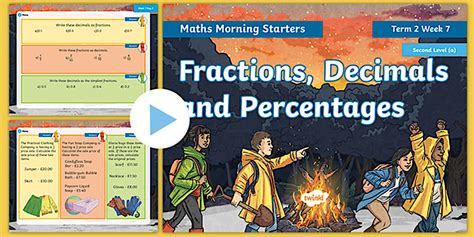 Maths Morning Starters Second Level (a) Term 2 Week 7 PowerPoint