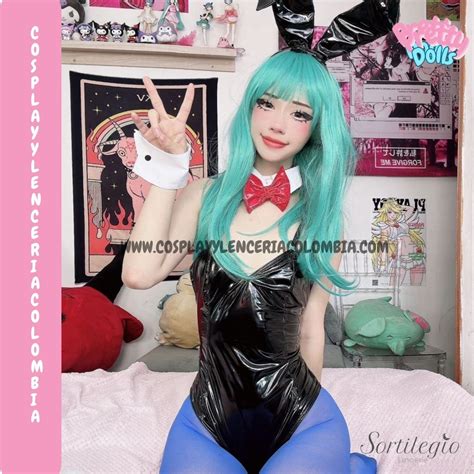 Cosplay Bunny Bulma - Dragon Ball Z - Sortilegio Cosplay y Lenceria