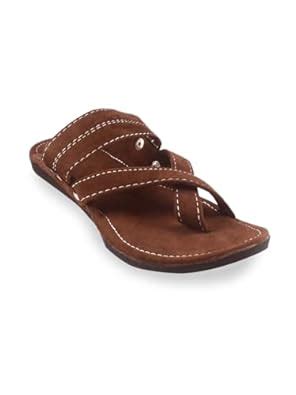 ANJANEYA CREATIONS Men's Ethnic Footwear/Kolhapuri Chappal/Velvet Flat ...