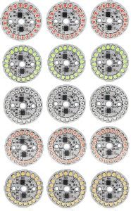 JIPNEX 15 Pcs 9W LED Bulb Raw Material Direct On Board MCPCB Light ...