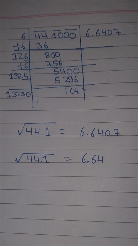 square of 44.1 upto two decimal number with solutionin that way that is ...