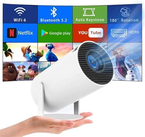 WZATCO Yuva Go Android 13.0 Smart Projector, 2X Brighter, 1080P & 4K ...