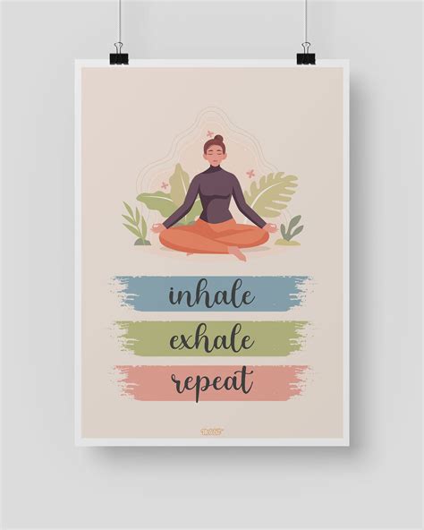 Inhale Exhale Poster – Notebit