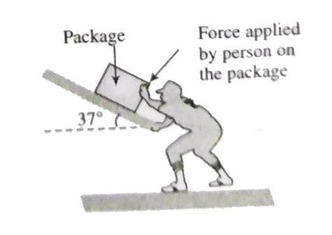 A person of mass `75 kg` works in a where his job is to arrange heavy ...