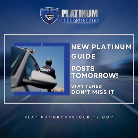 Platinum Group Security on LinkedIn: Platinum Group Security ...