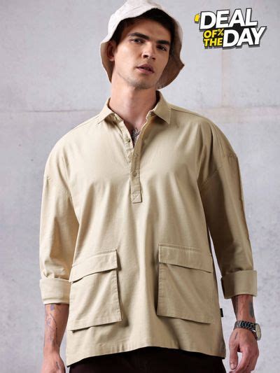 Buy Oversized Shirts Online - Mens Oversize Shirt|Beyoung