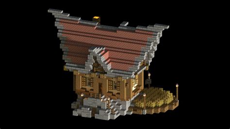 Image result for Minecraft Medieval Farm House Tutorial