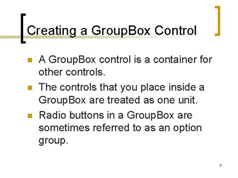 Image result for Visual Basic Group Box