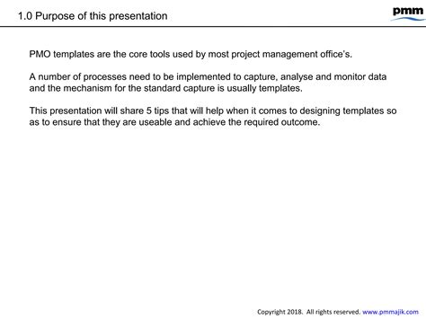 Image result for PMO Template Examples