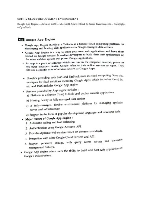 UNIT IV Cloud Deployment Environment - UNIT IV CLOUD DEPLOYMENT ...