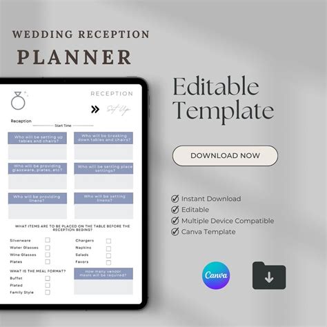 Free Printable Wedding Reception Checklist 的图像结果