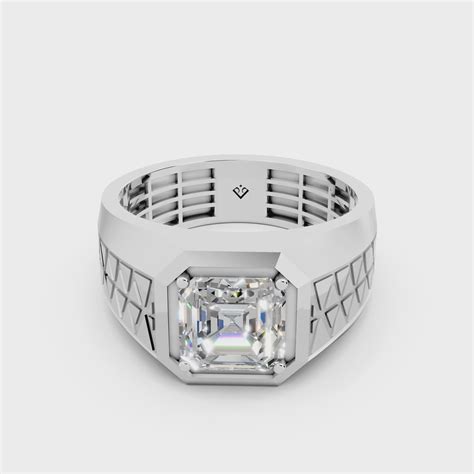 Marcus Emerald Solitaire Gents Ring – Purelume Pvt. Ltd.