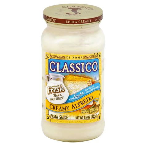 Classico Light Creamy Alfredo Pasta Sauce - Shop Pasta Sauces at H-E-B