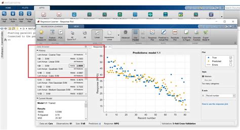 Image result for MATLAB Regression Learner Tutorial